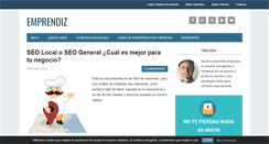Desktop Screenshot of emprendiz.com